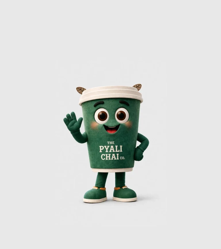 Pyali chai Case Study Pyali Chai mascot cup character