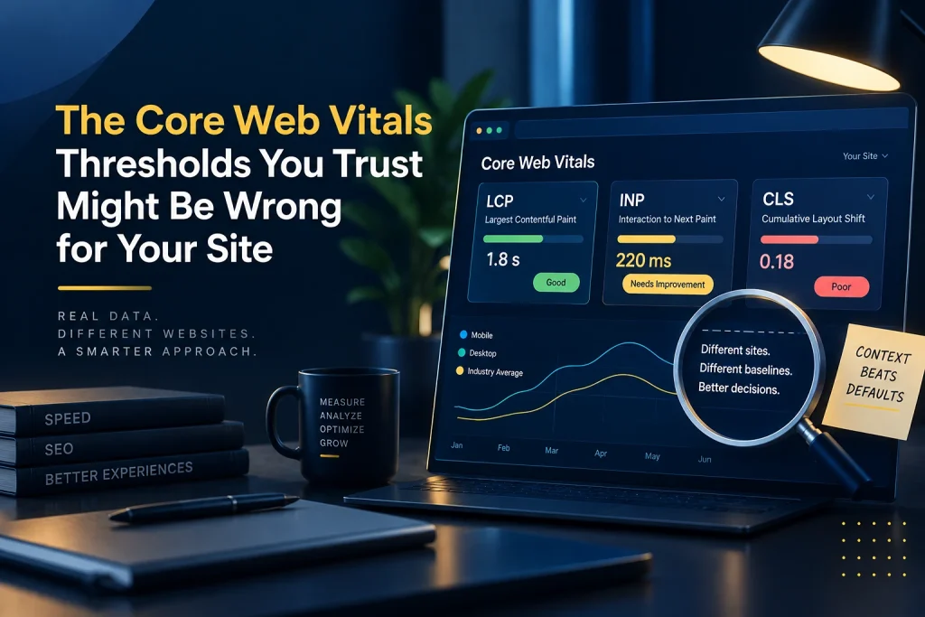 The Core Web Vitals Thresholds You Trust Might Be Wrong for Your Site Core Web Vitals Thresholds