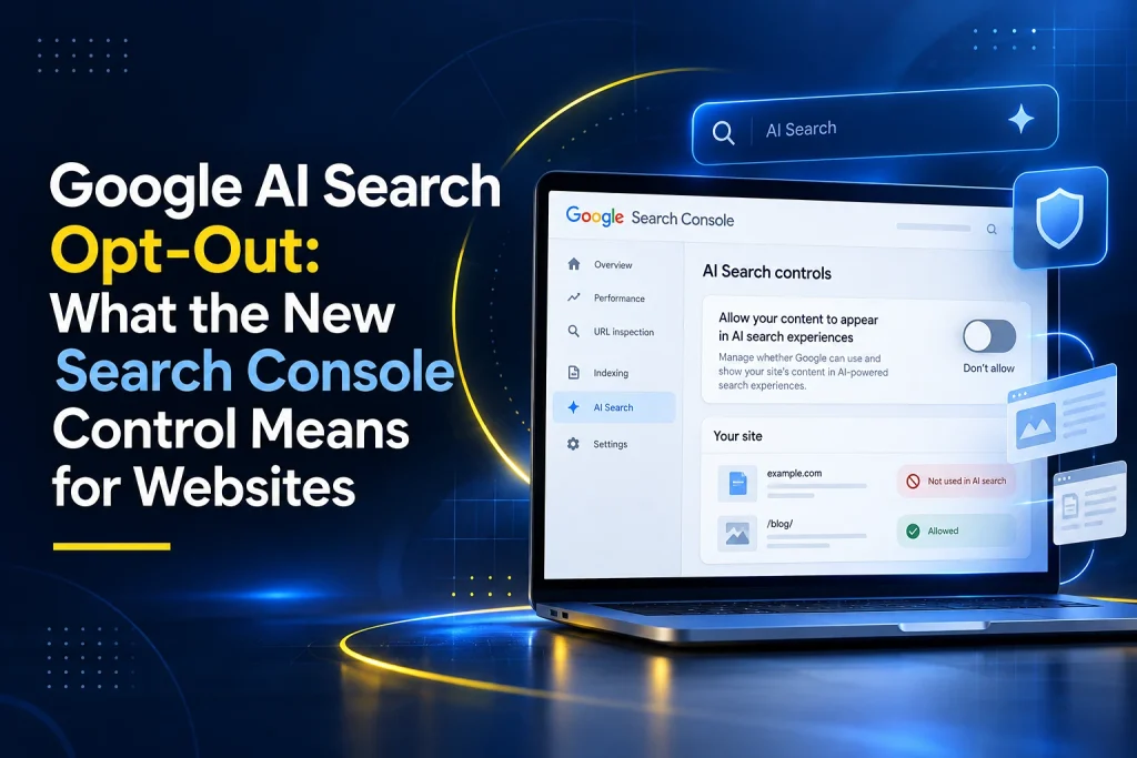 Google AI Search Opt-Out: What the New Search Console Control Means for Websites