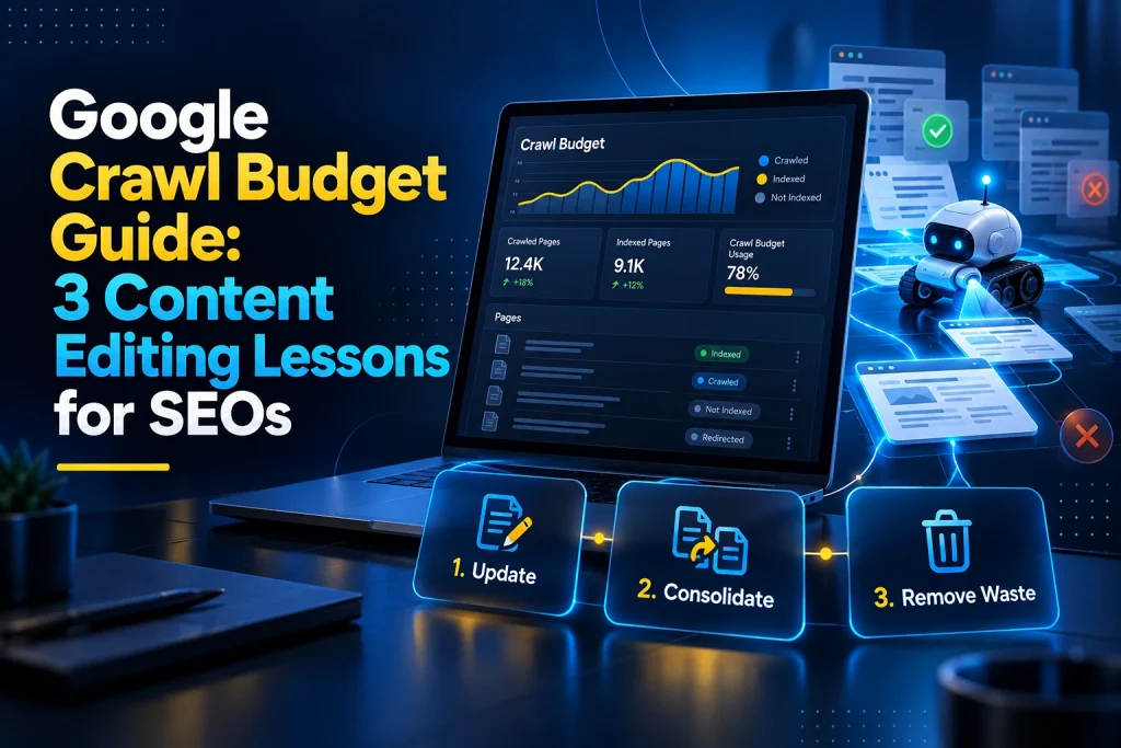 Google Crawl Budget Guide: 3 Content Editing Lessons for SEOs