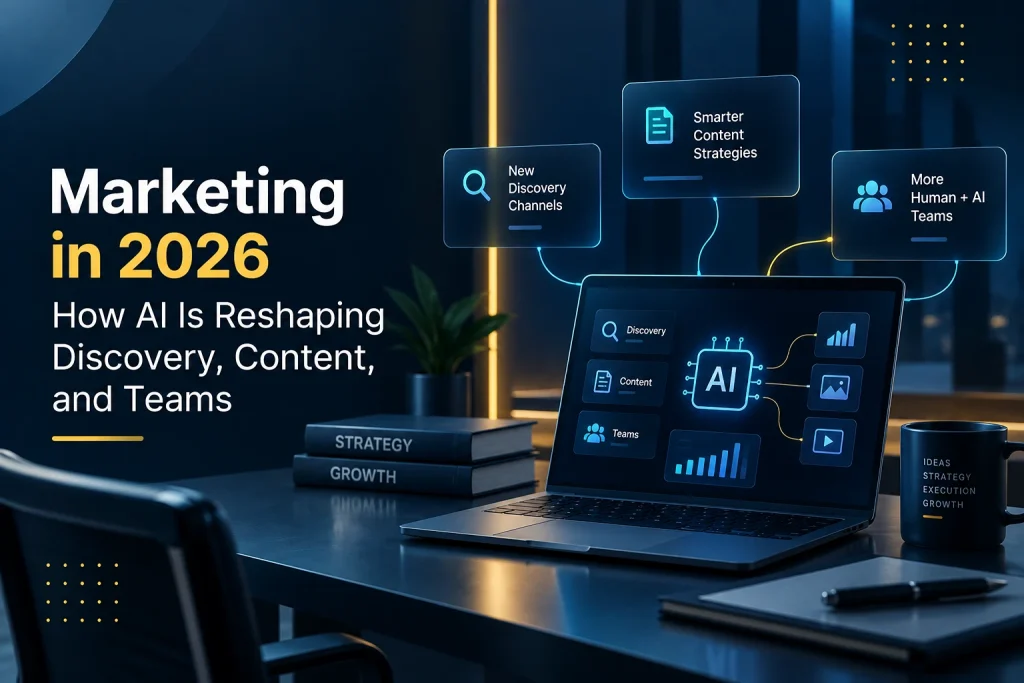 Marketing in 2026 - How AI Is Reshaping Discovery, Content, and Teams Marketing in 2026
