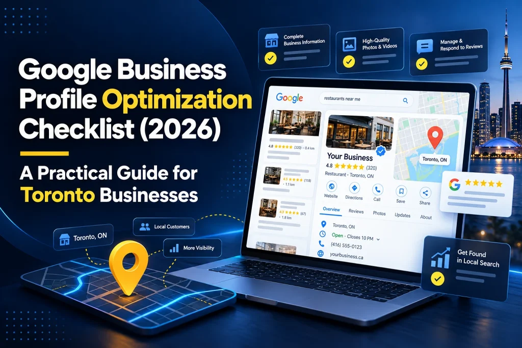 Google Business Profile Optimization Checklist (2026) | Toronto Guide